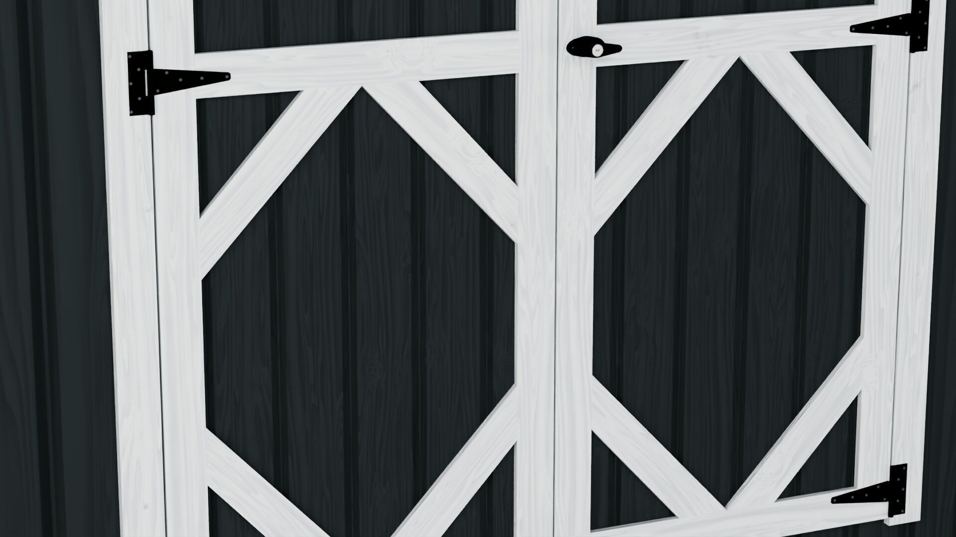 Outdoor Shed Low-poly 3D model_10