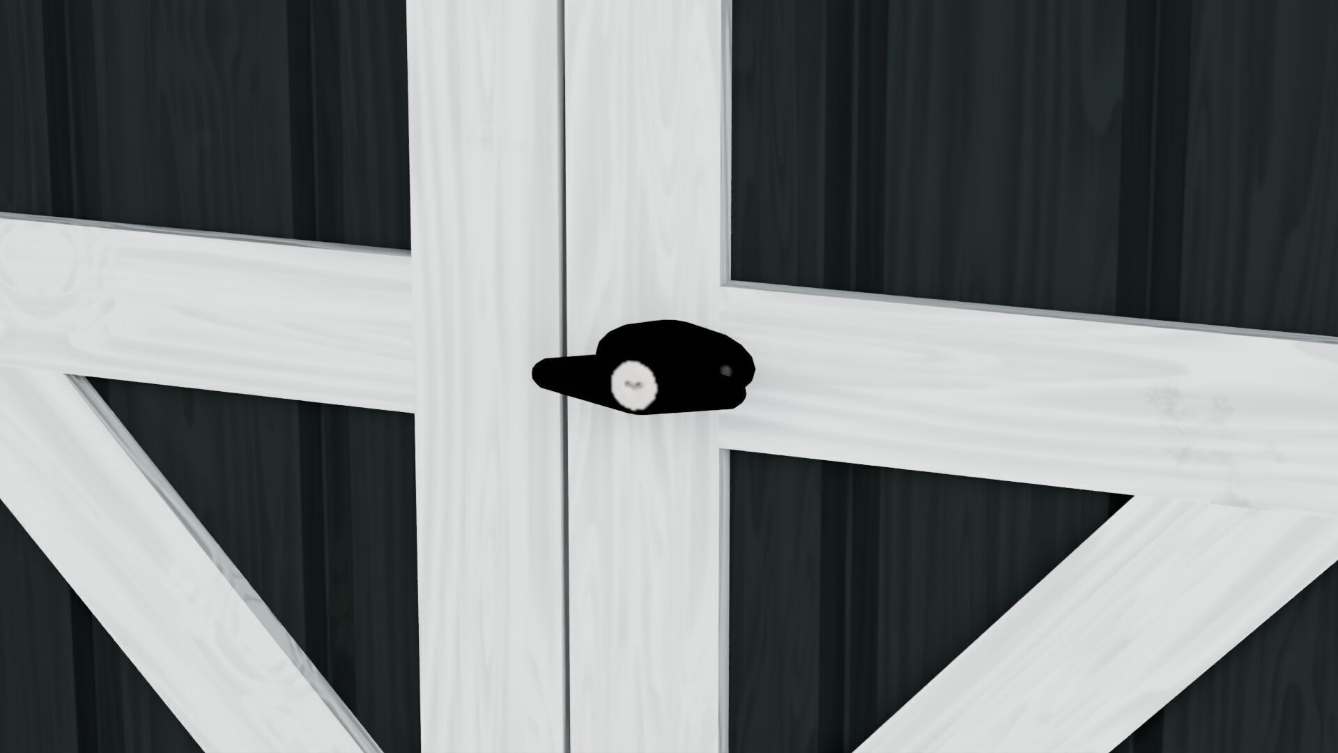 Outdoor Shed Low-poly 3D model_8