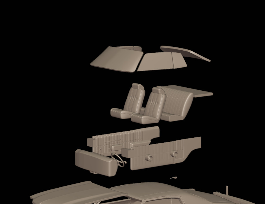 CHEVROLET MONTE CARLO 1972   3D print model_9