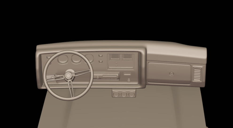 CHEVROLET MONTE CARLO 1972   3D print model_11