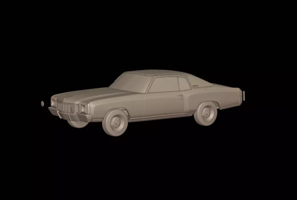 CHEVROLET MONTE CARLO 1972   3D print model_0