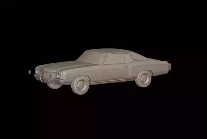 CHEVROLET MONTE CARLO 1972   3D print model