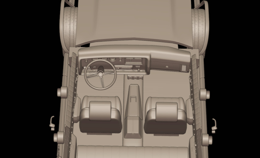 CHEVROLET MONTE CARLO 1972   3D print model_6