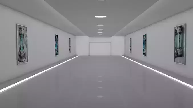 Sci Fi Room 3D model