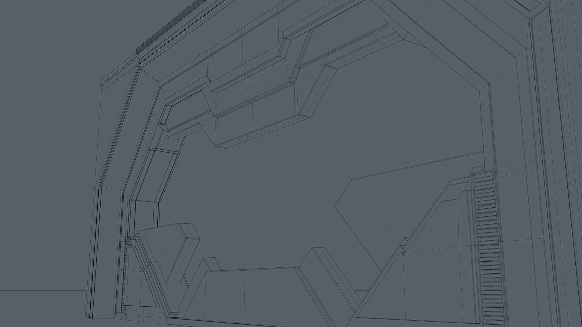  Sci Fi Door 3D model_17