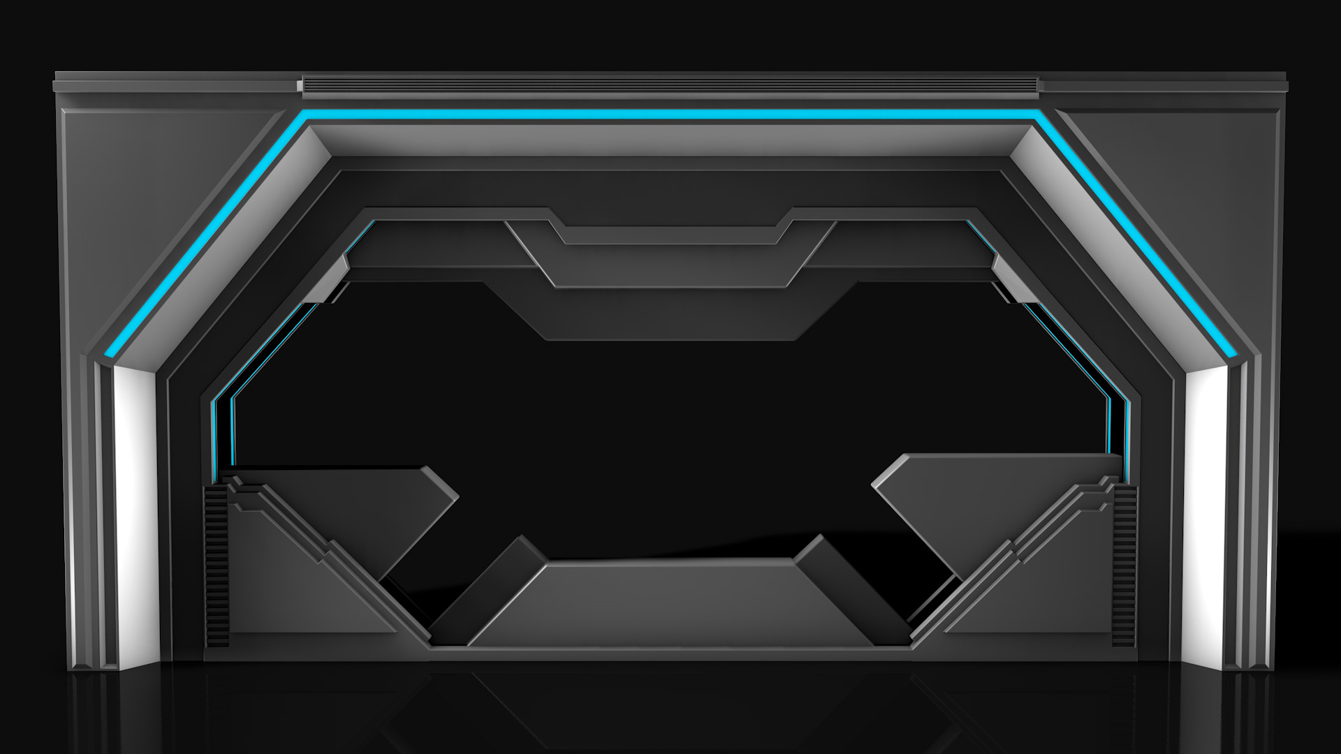  Sci Fi Door 3D model_6