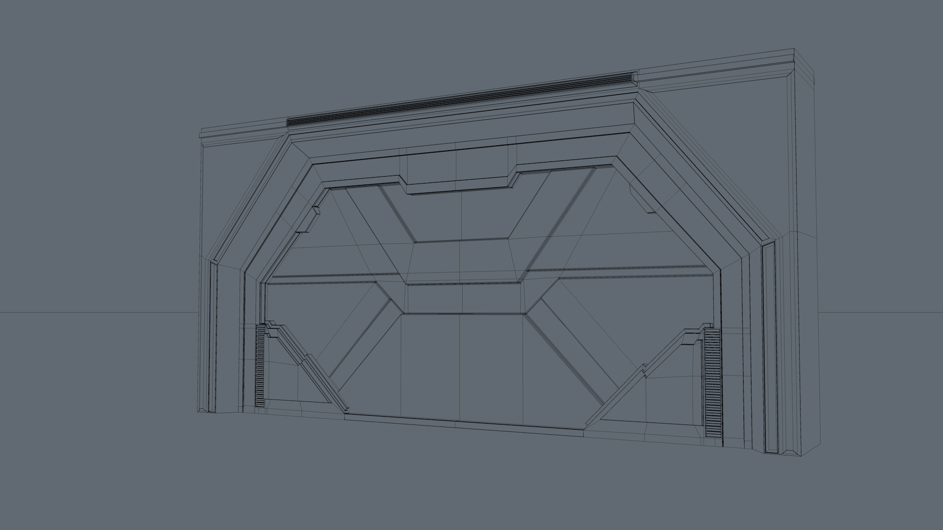  Sci Fi Door 3D model_11