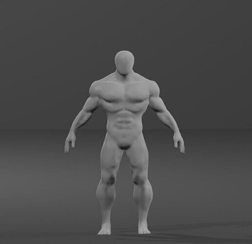 Human Body Model Free 3D model