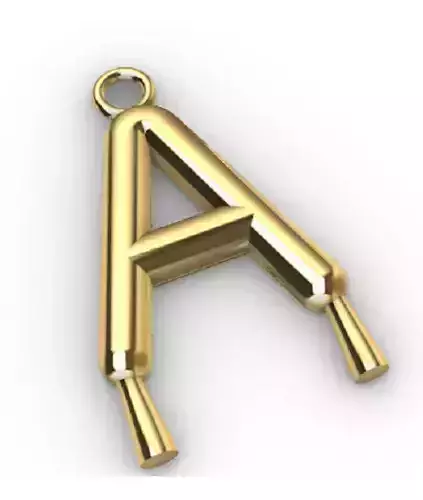 Turkish Alfabet Pendant 