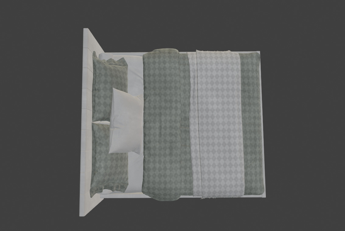 couch 3D model_2