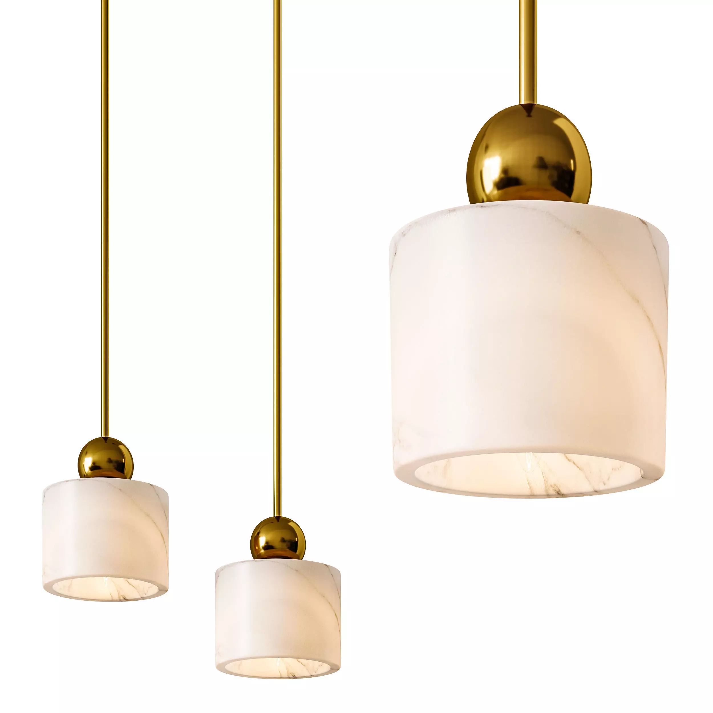 Pendant Etruscan Round 3D model_0