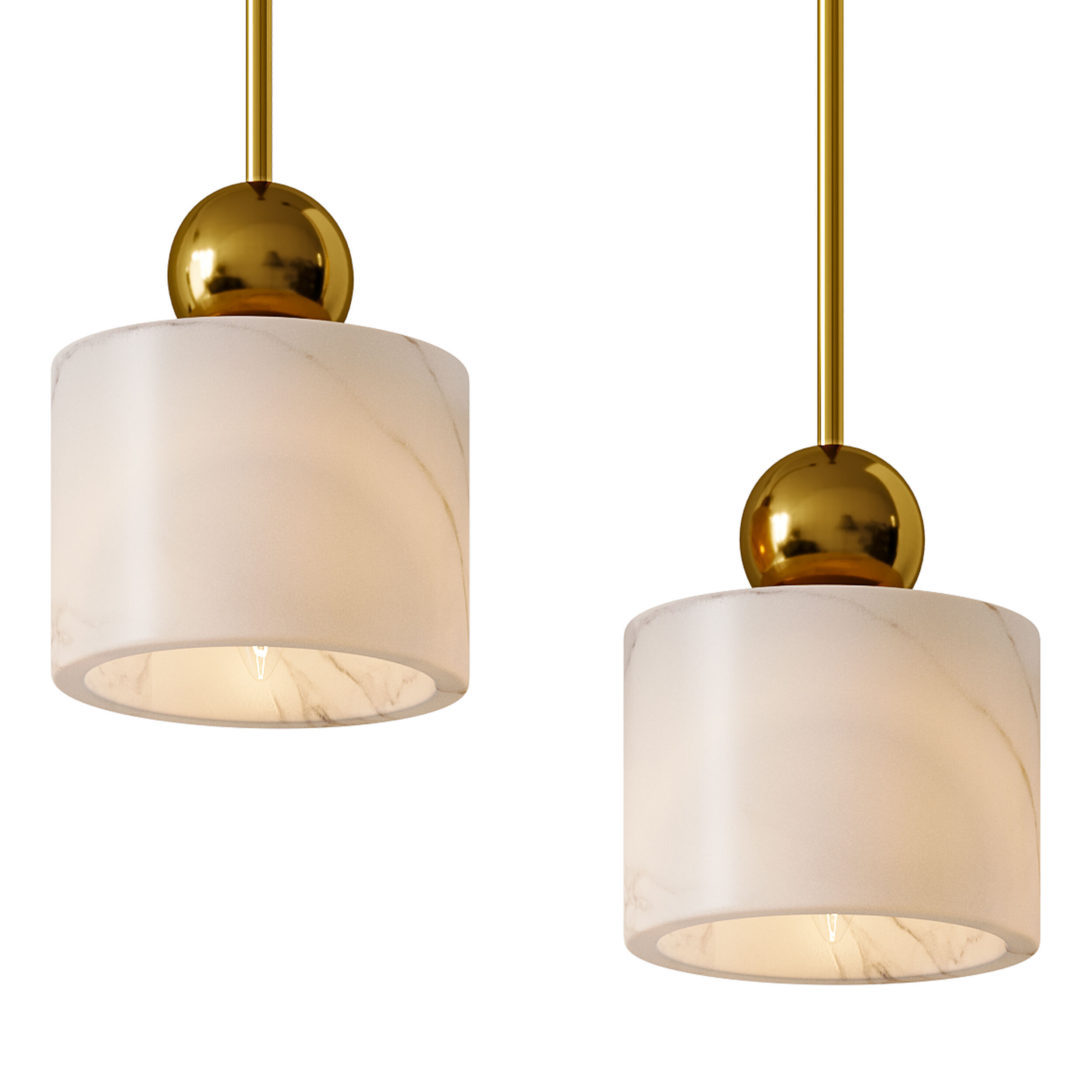 Pendant Etruscan Round 3D model_9