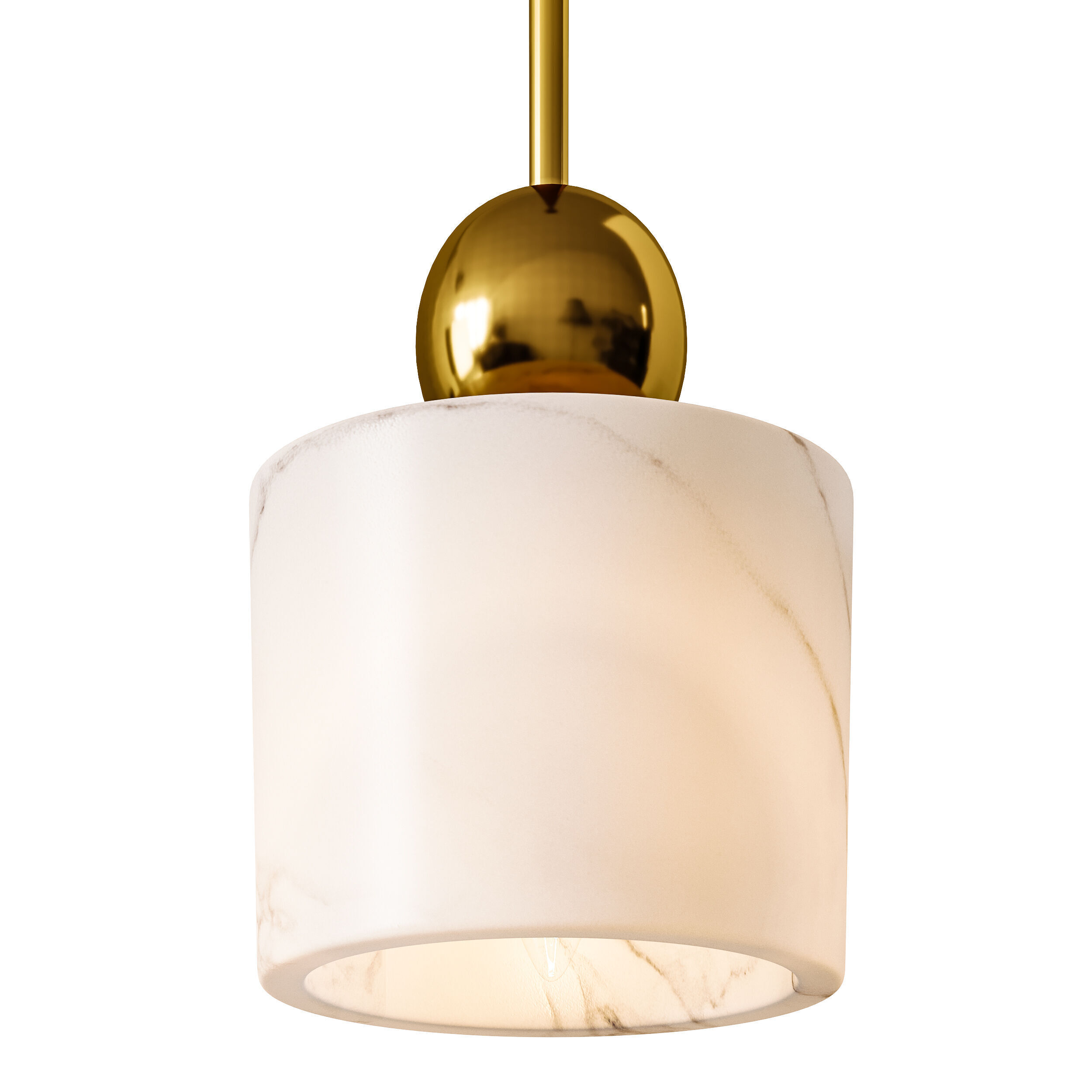 Pendant Etruscan Round 3D model_4