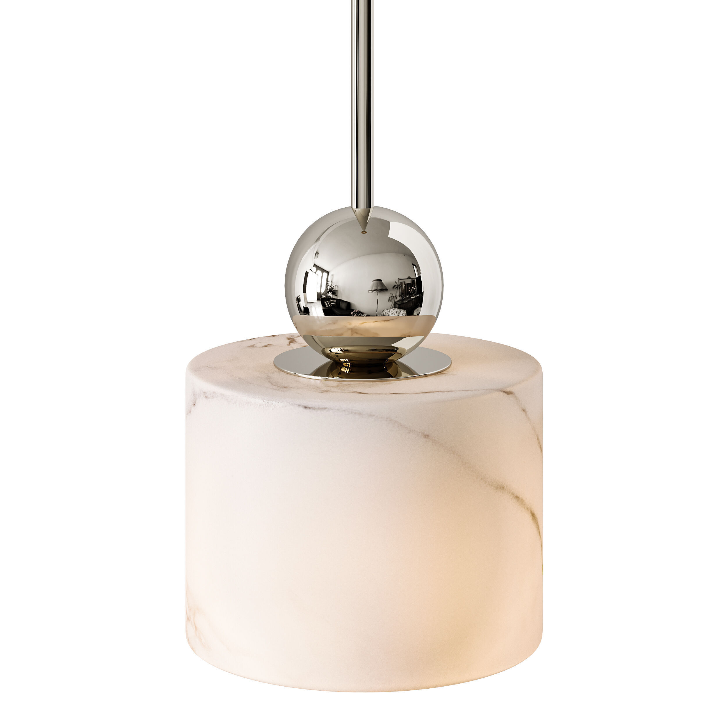 Pendant Etruscan Round 3D model_10