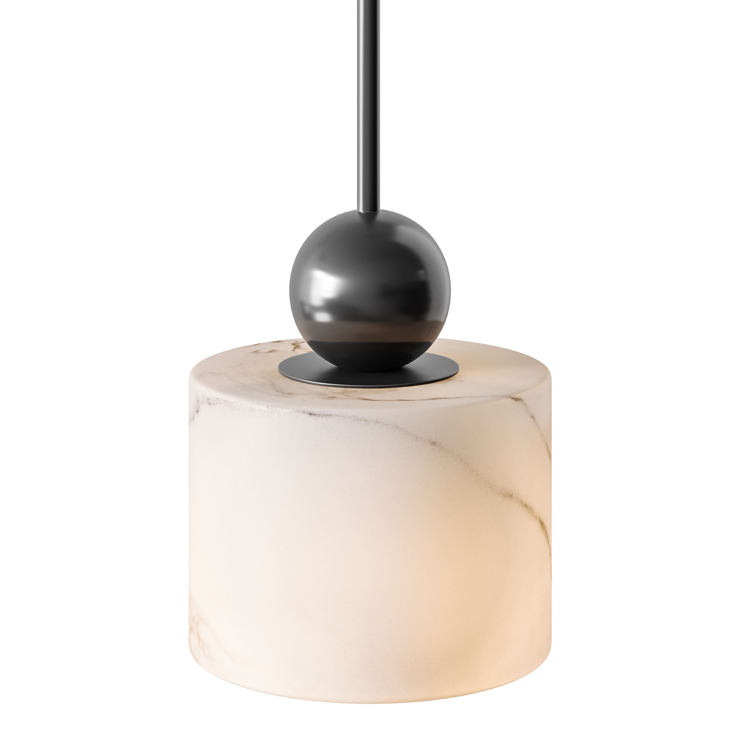 Pendant Etruscan Round 3D model_3