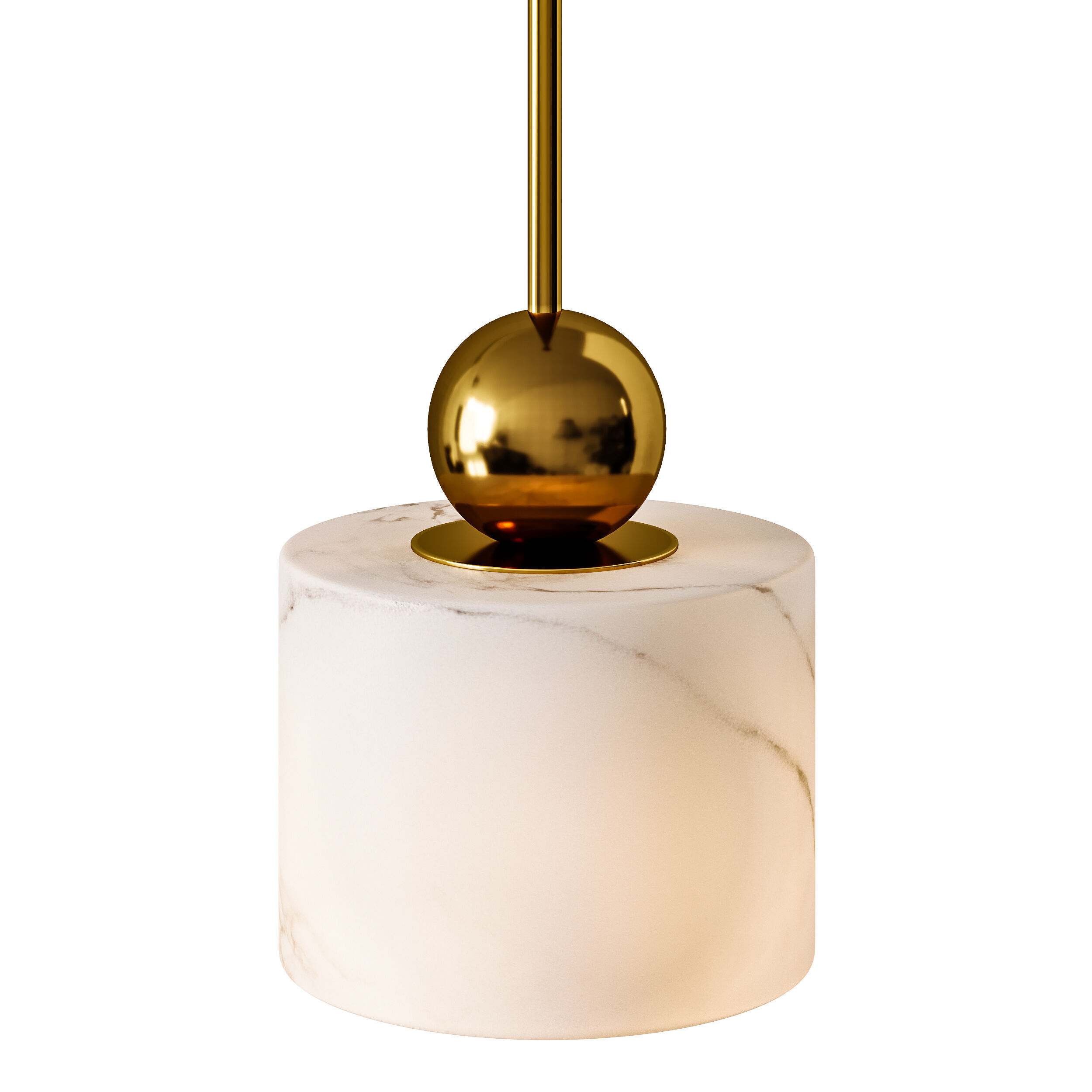 Pendant Etruscan Round 3D model_5