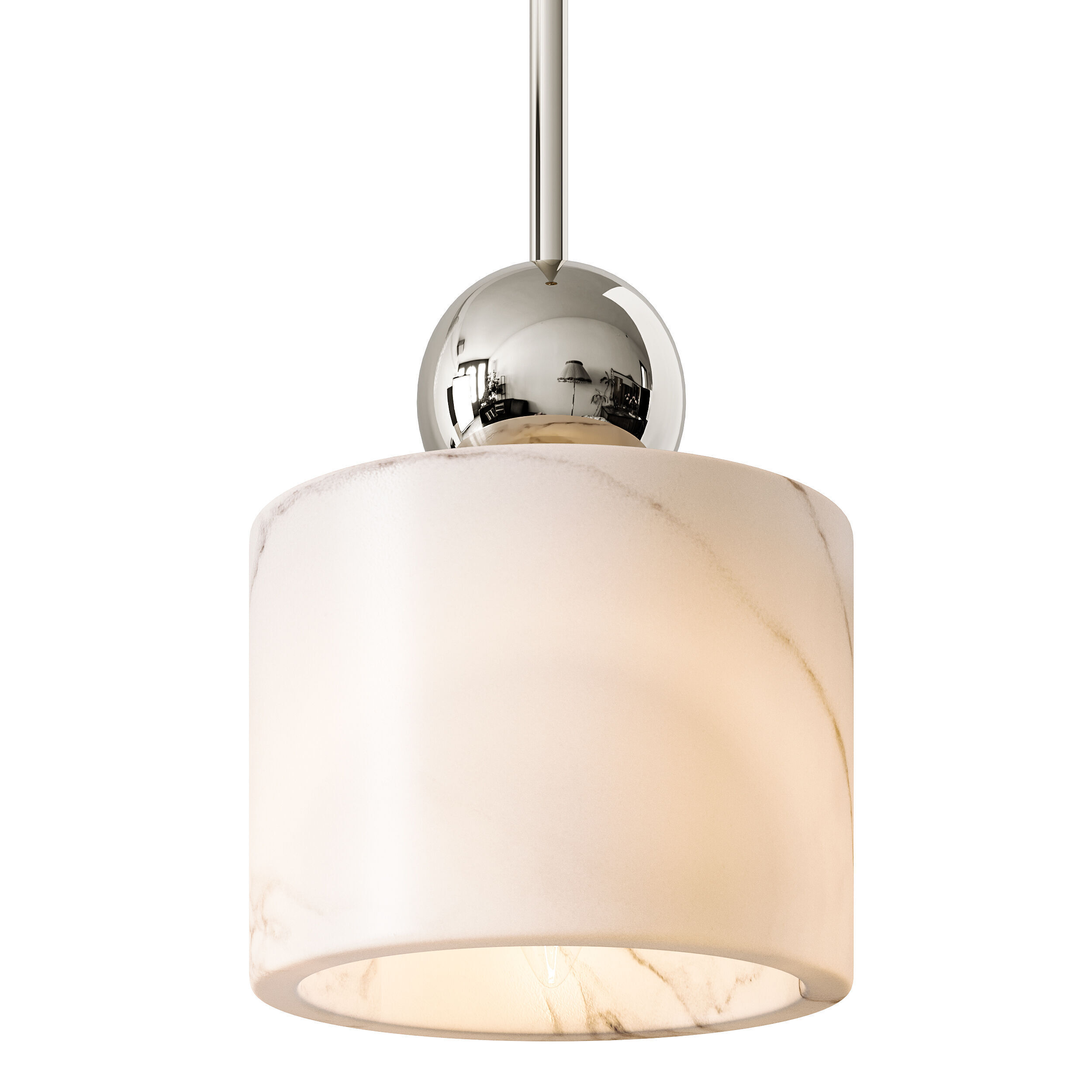 Pendant Etruscan Round 3D model_2