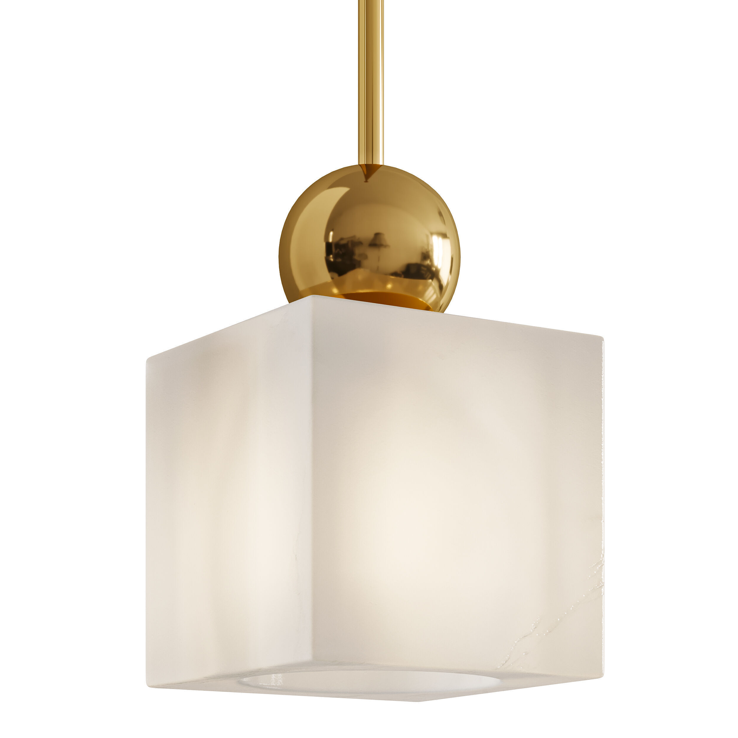 Pendant Etruscan Square 3D model_9