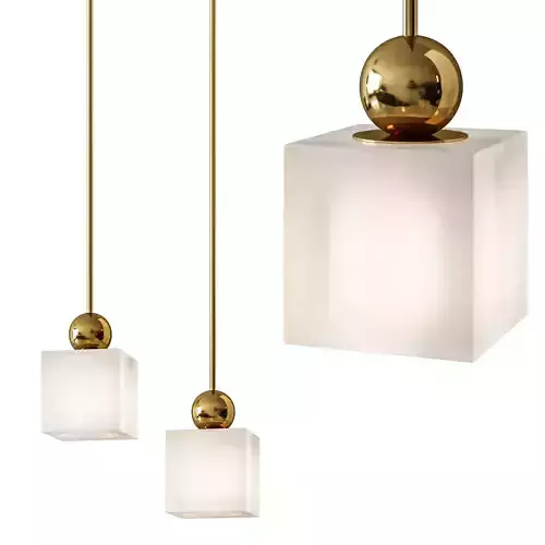 Pendant Etruscan Square