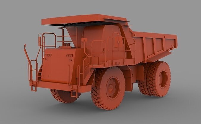 Caterpillar 773G 3D print model