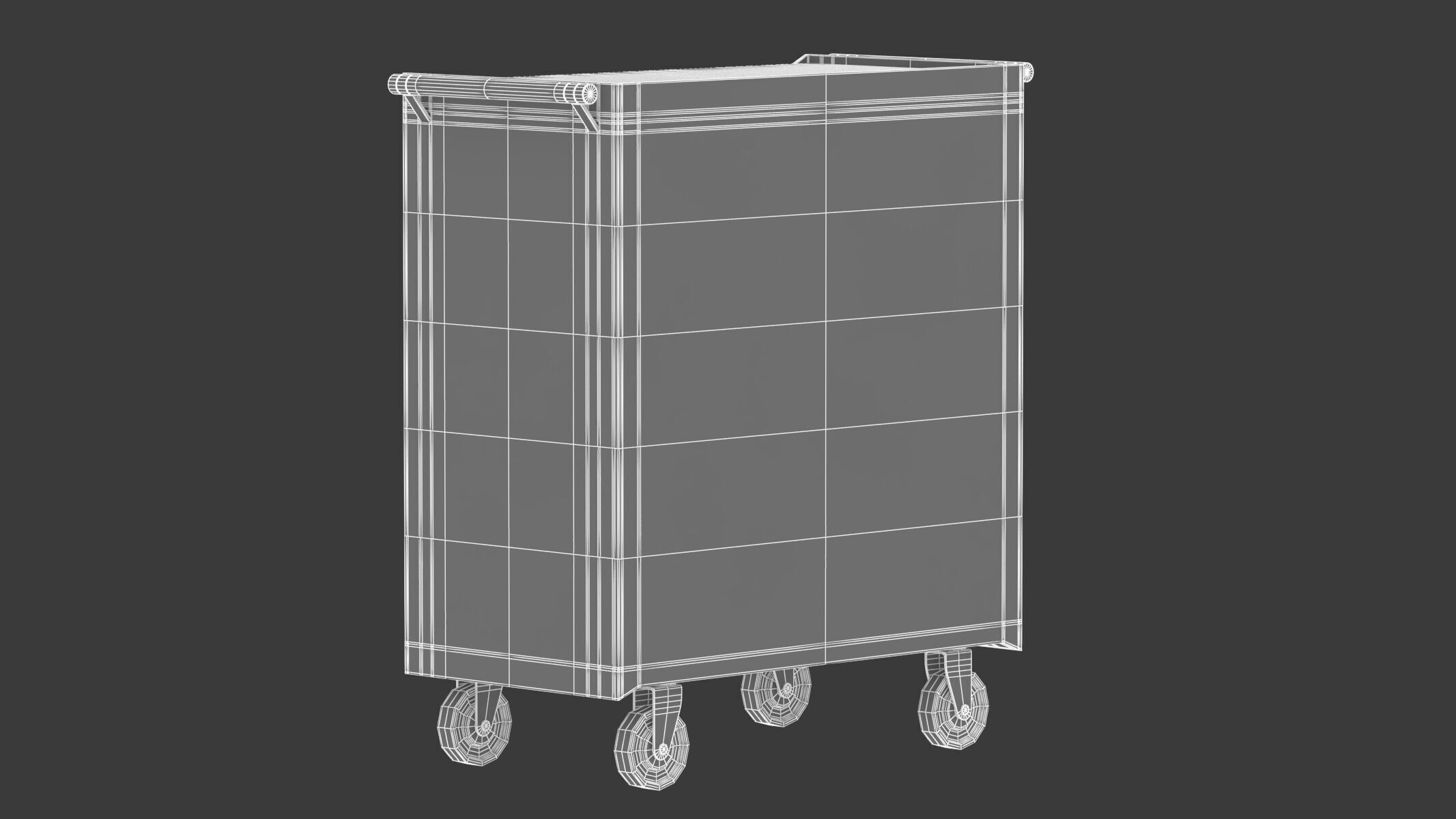 Garage Drawer Tool Cabinet Heavy-Duty Storage Organizer 3D model_8