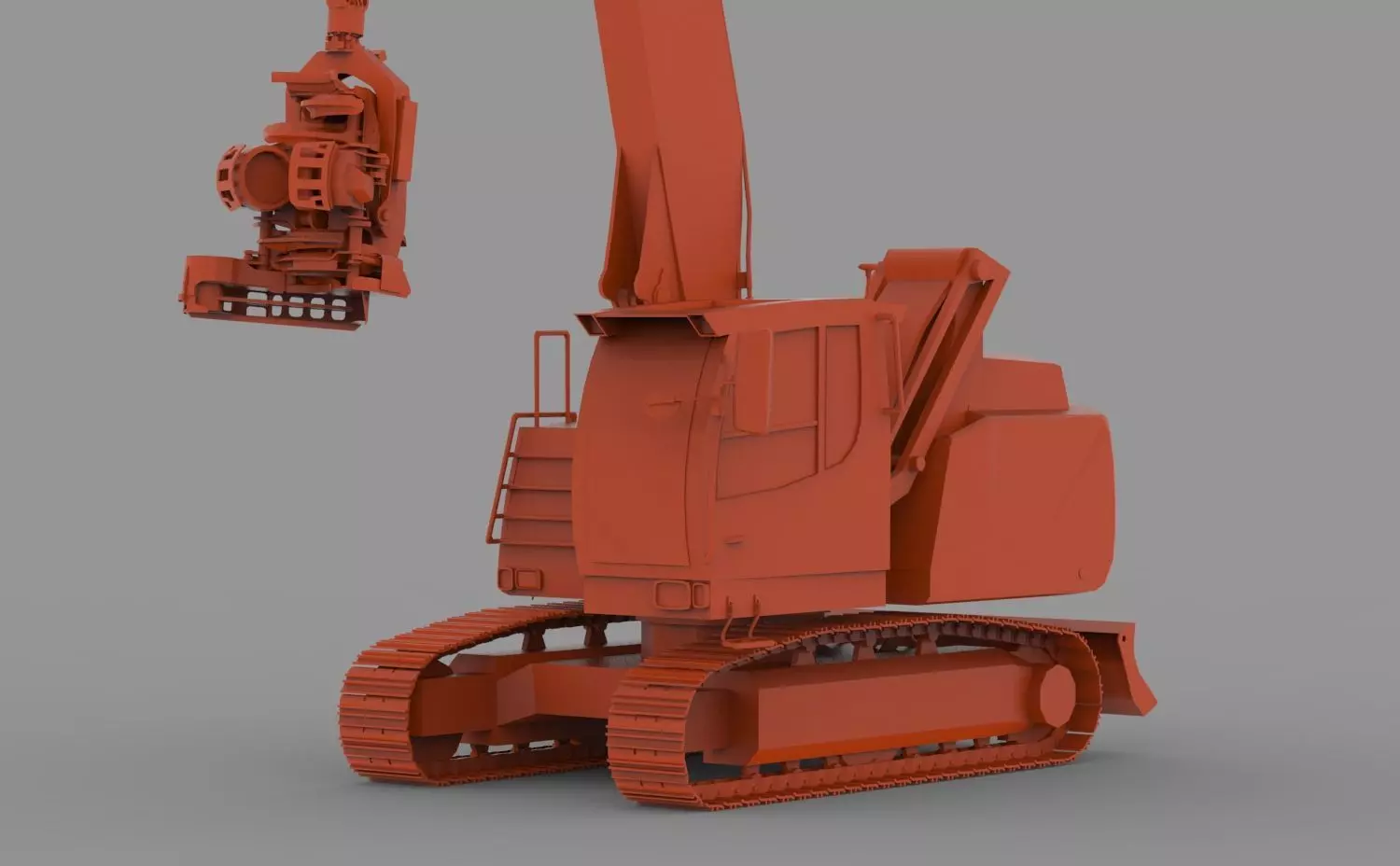 Sennebogen 718 Crawler 3D print model_0