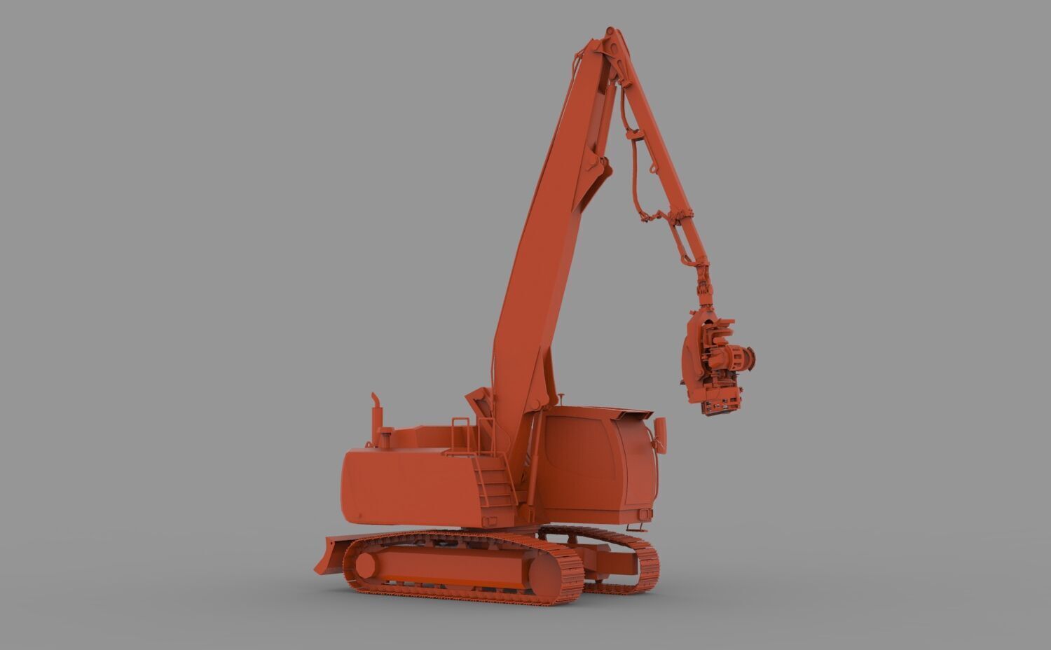 Sennebogen 718 Crawler 3D print model_2