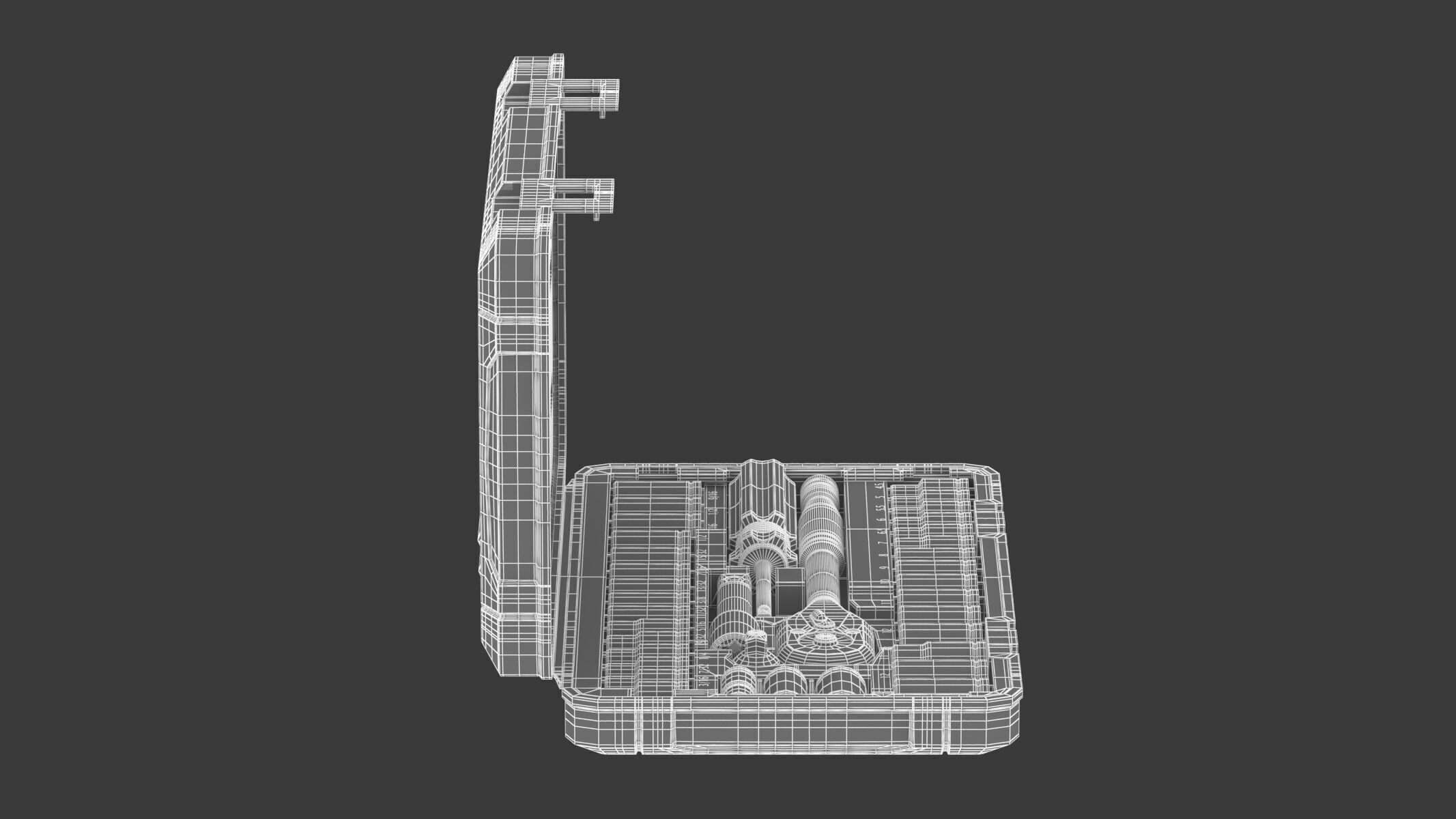 Garage Drive Socket Set Complete Ratchet and Socket Kit 3D model_11