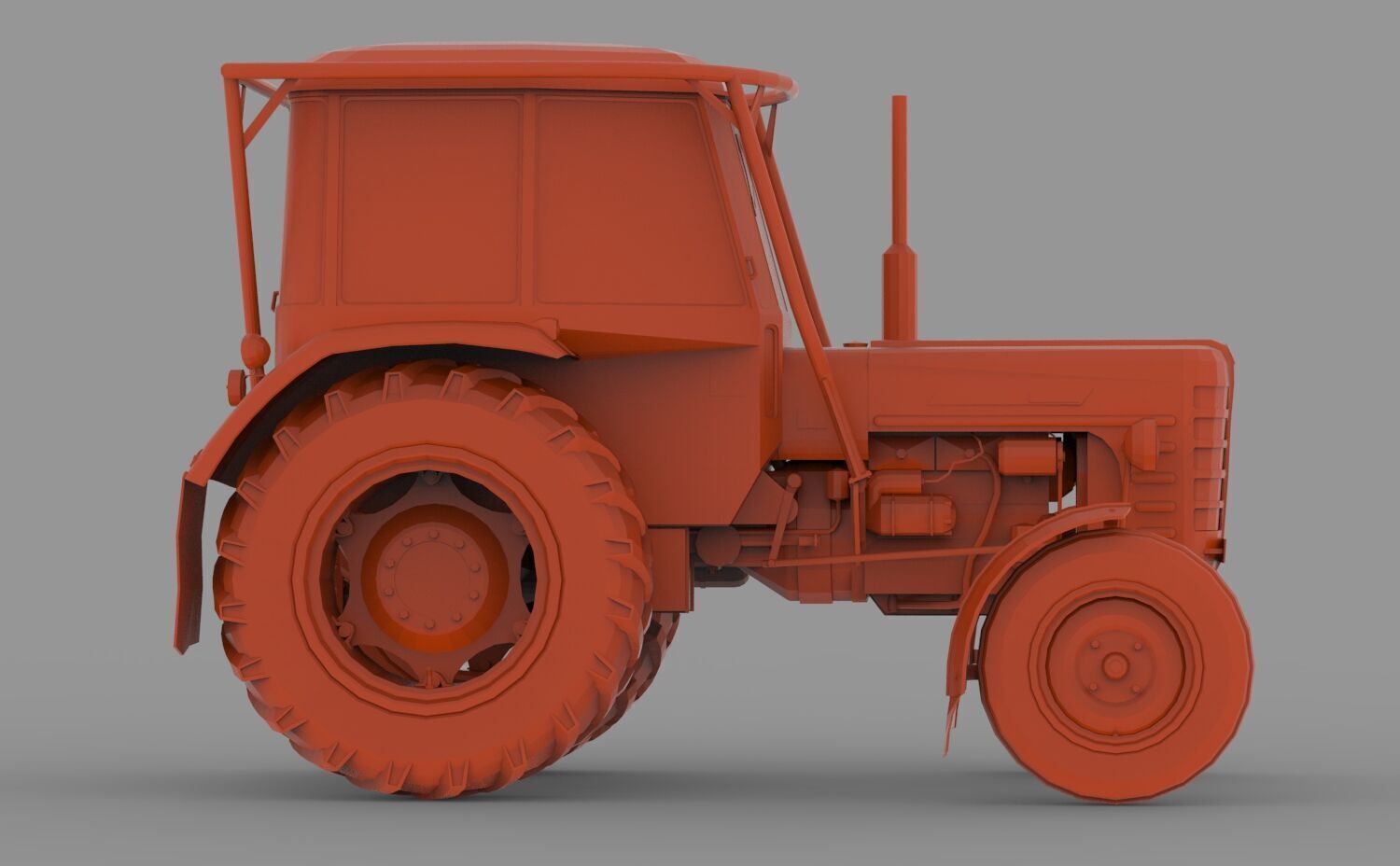 Zetor 4011 3D print model_3