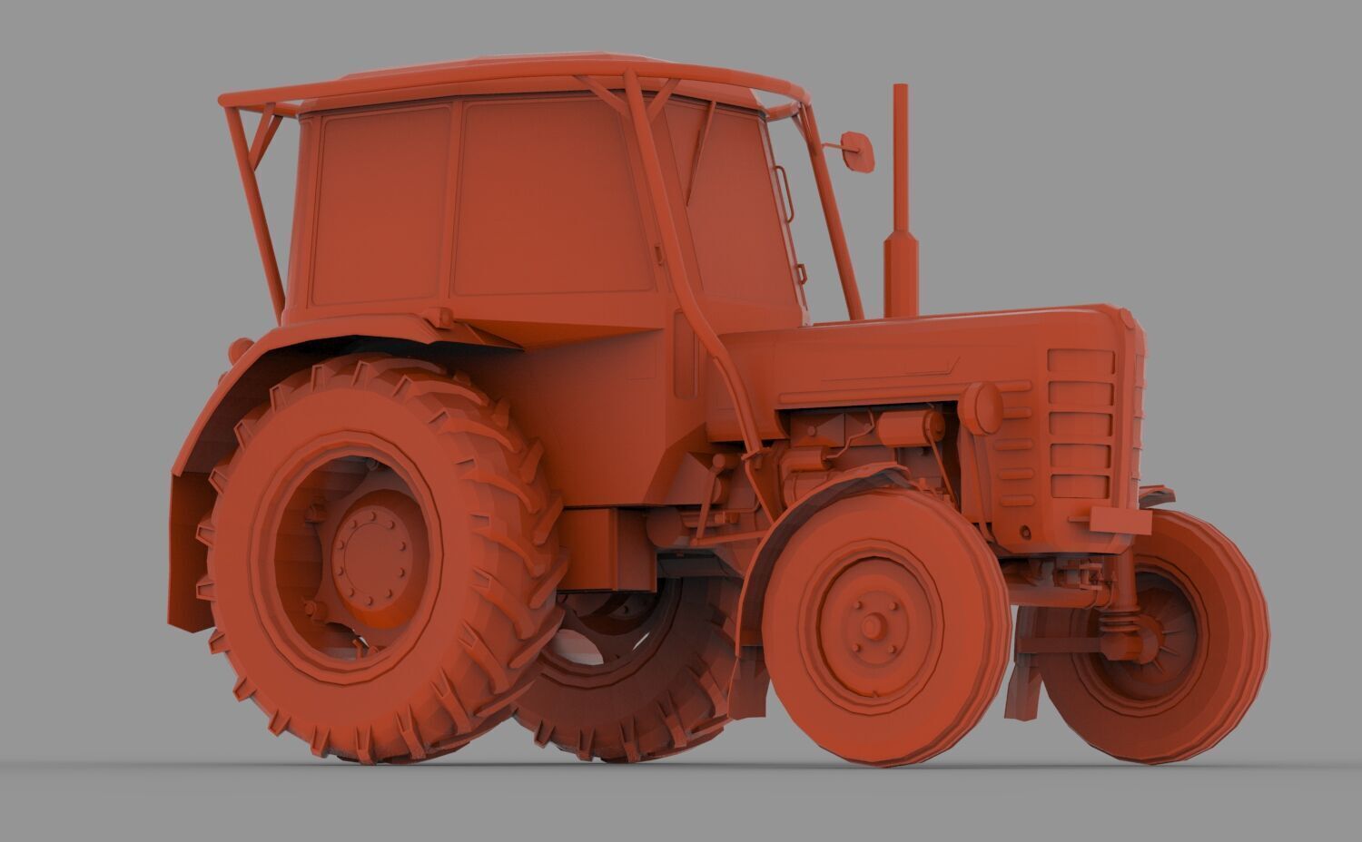 Zetor 4011 3D print model_2