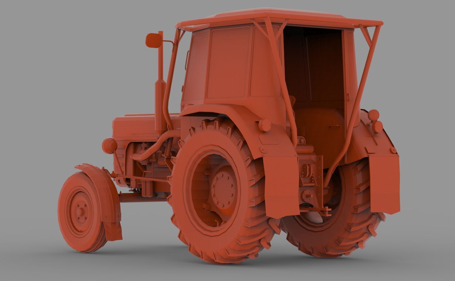 Zetor 4011 3D print model_5