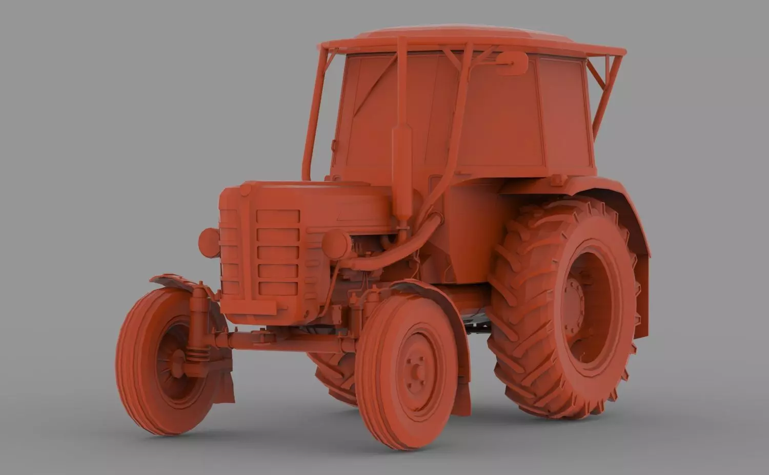 Zetor 4011 3D print model_0