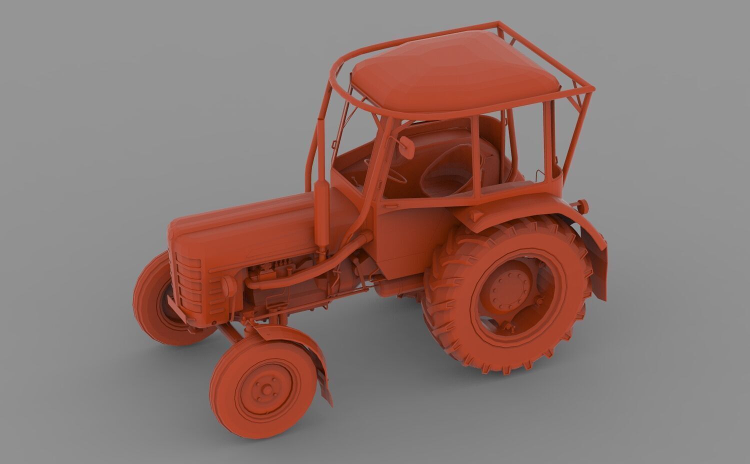 Zetor 4011 3D print model_6