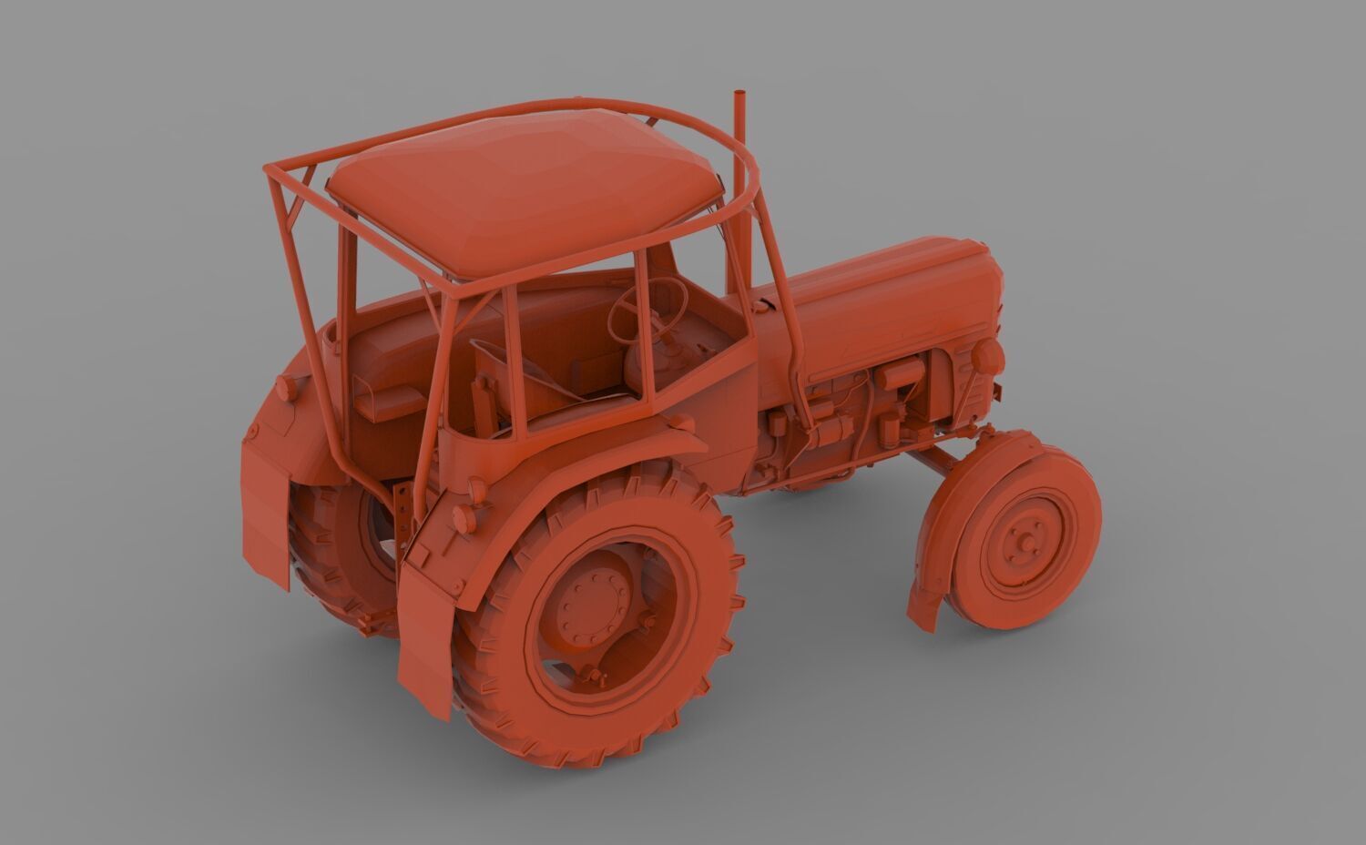 Zetor 4011 3D print model_7