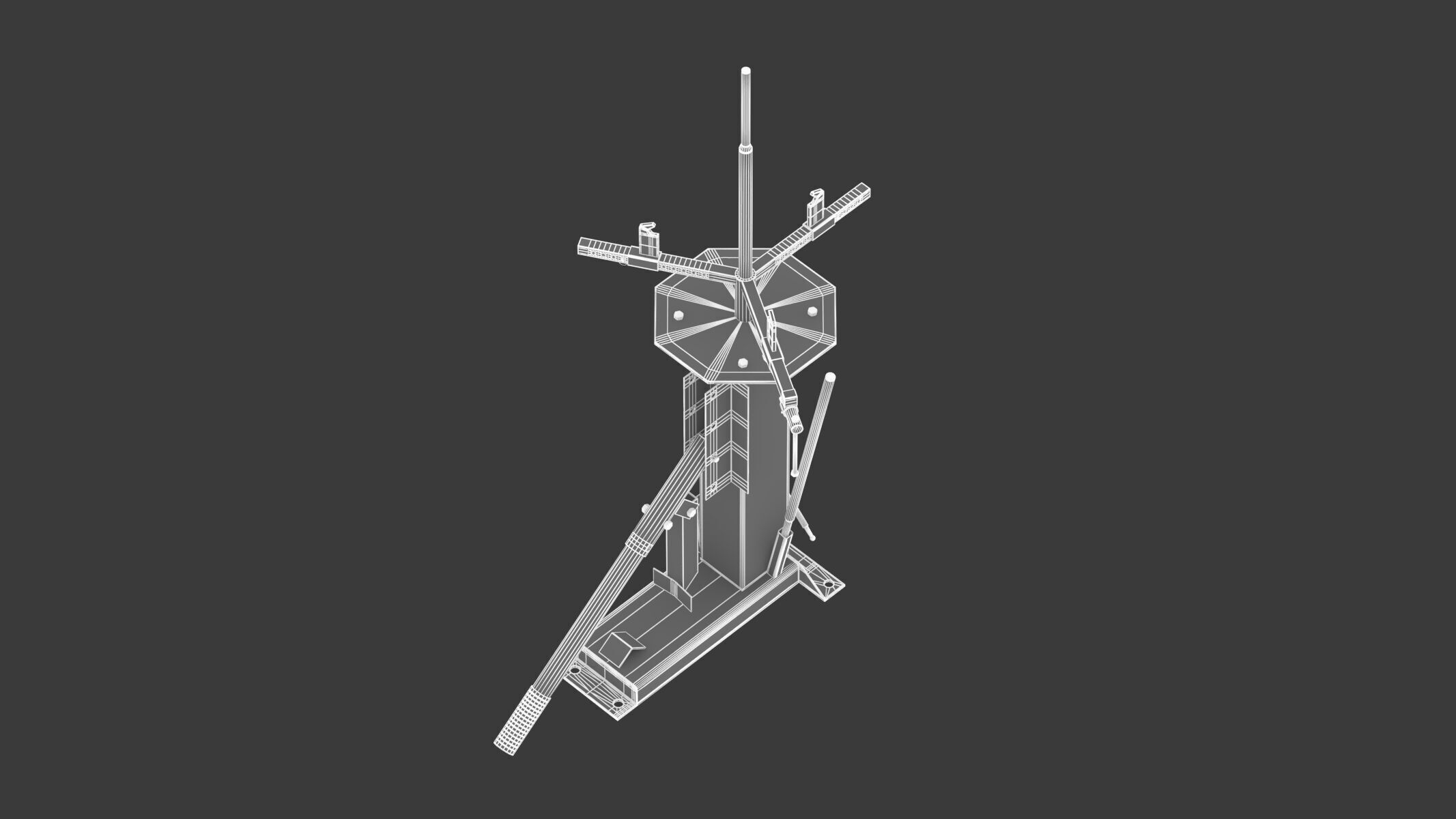 Garage Motorcycle And Mini Tyre Changer 3D model_18