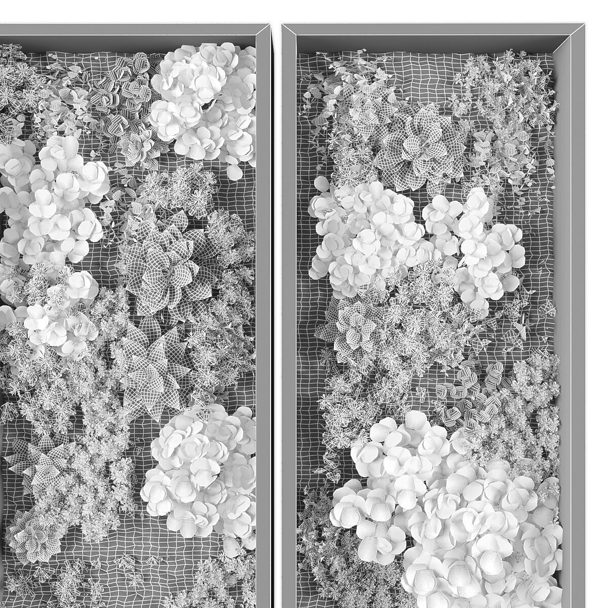 Vertical garden 255 Low-poly 3D model_2