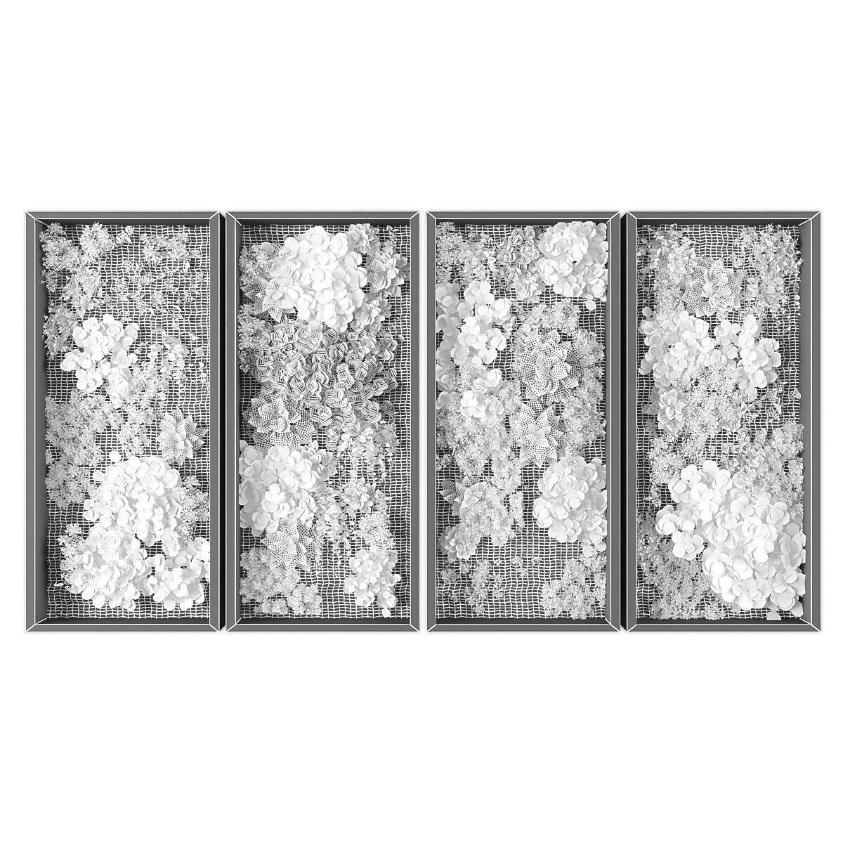 Vertical garden 255 Low-poly 3D model_3