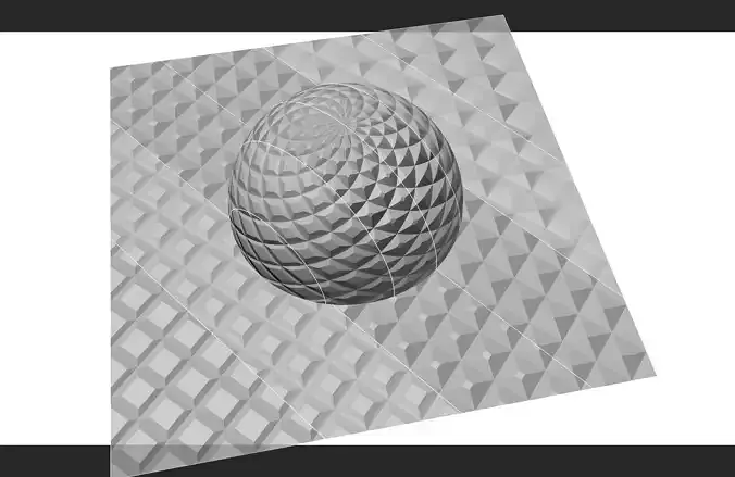 Diamond shaped seamless normal maps at various heights 2K Texture