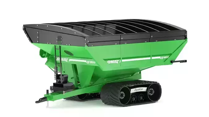 Brent V1300 Grain Cart 2024 High-Capacity Corner Auger Cart 3D model