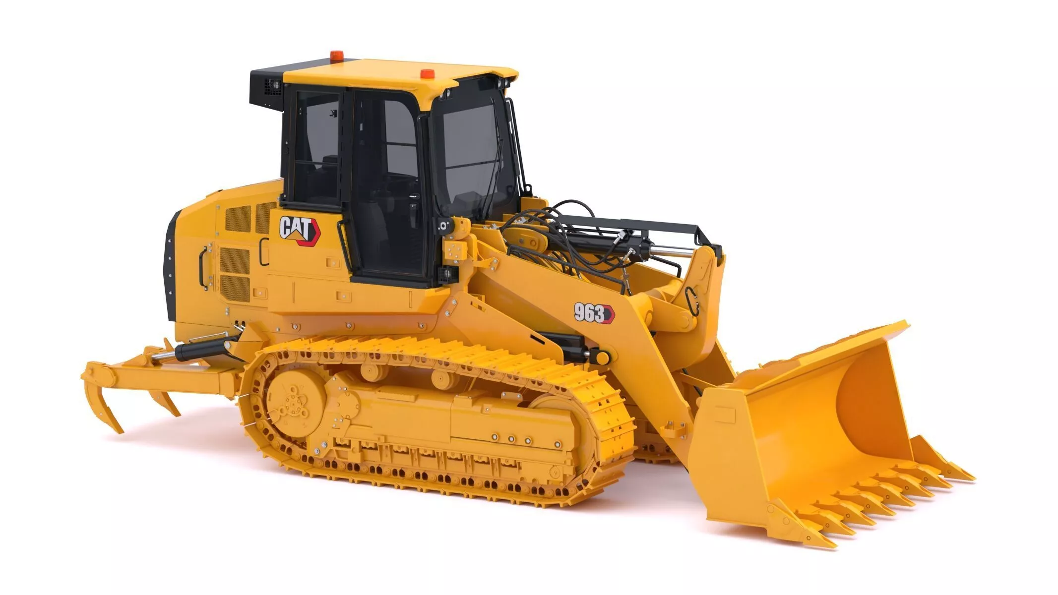 CAT 963 Track Loader 3D model