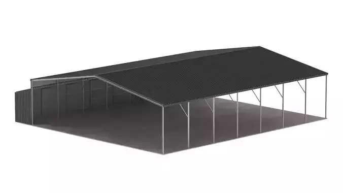 Easyhall Large Hay Shed Customizable Steel Storage