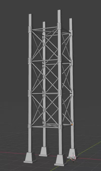 Signal Town Bracket Free 3D model_0