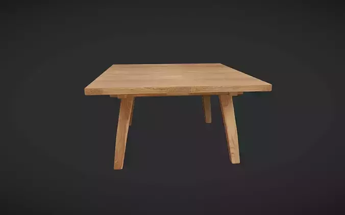 wooden rectangular table