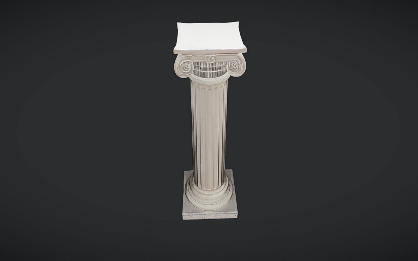 Ancient Greek Ionic column 3D model_11