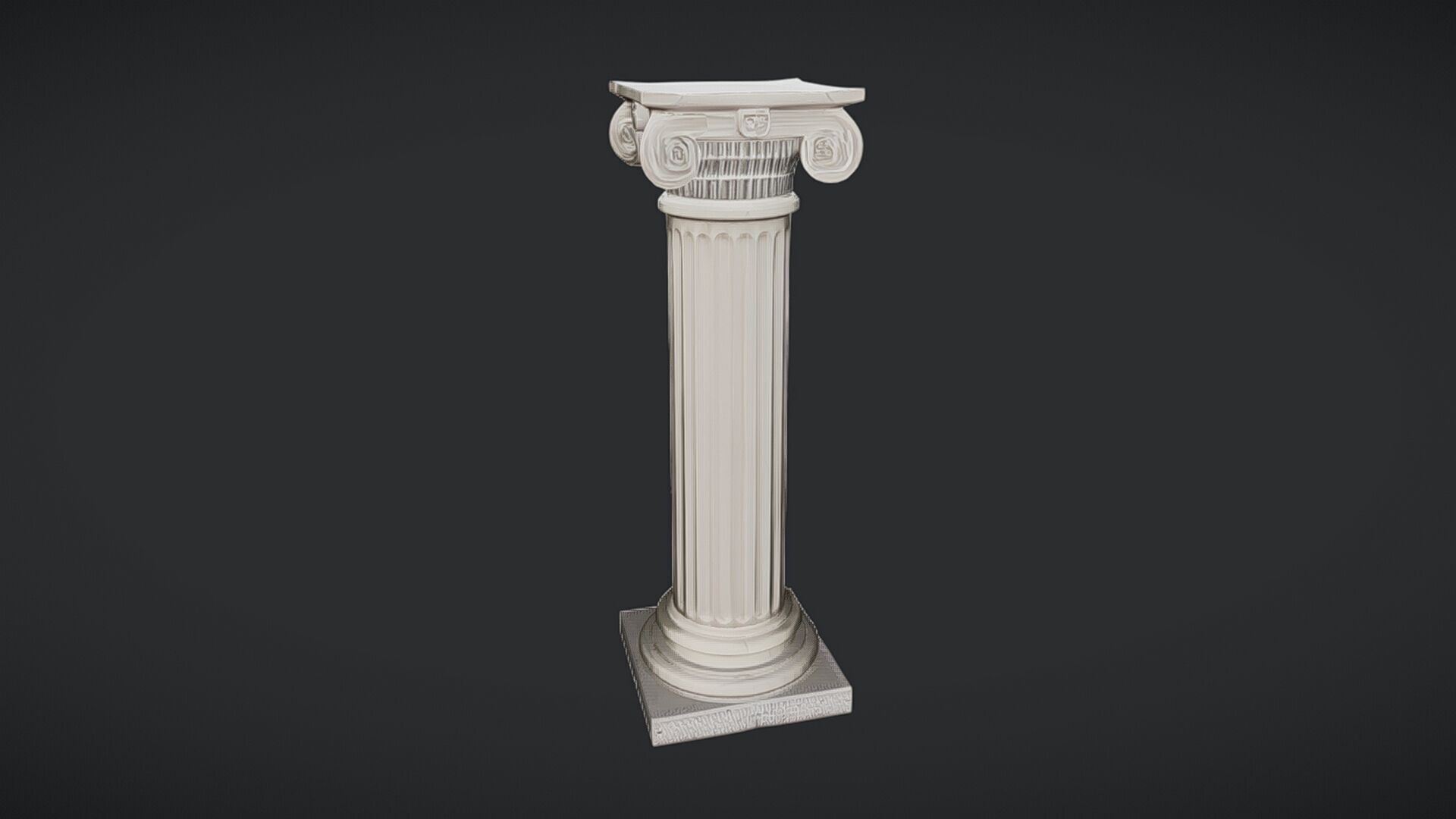 Ancient Greek Ionic column 3D model_26