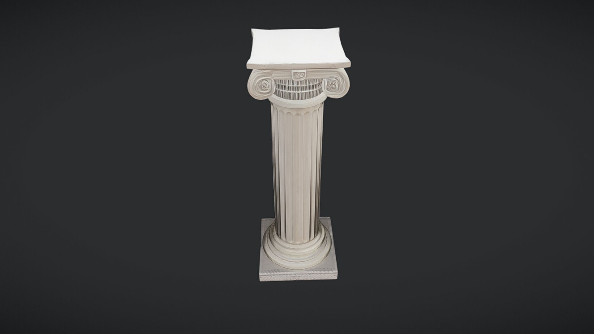 Ancient Greek Ionic column 3D model_33