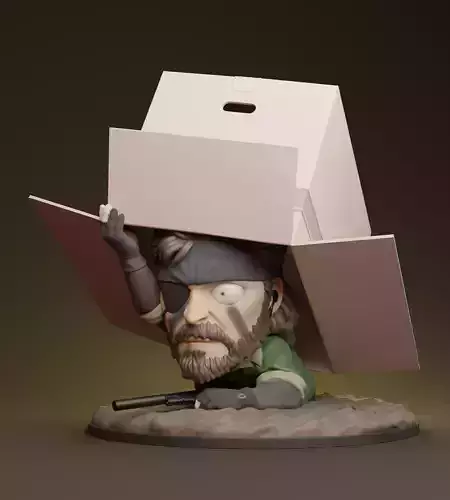 Snake-Metal Gear Solid III SE 3D print model