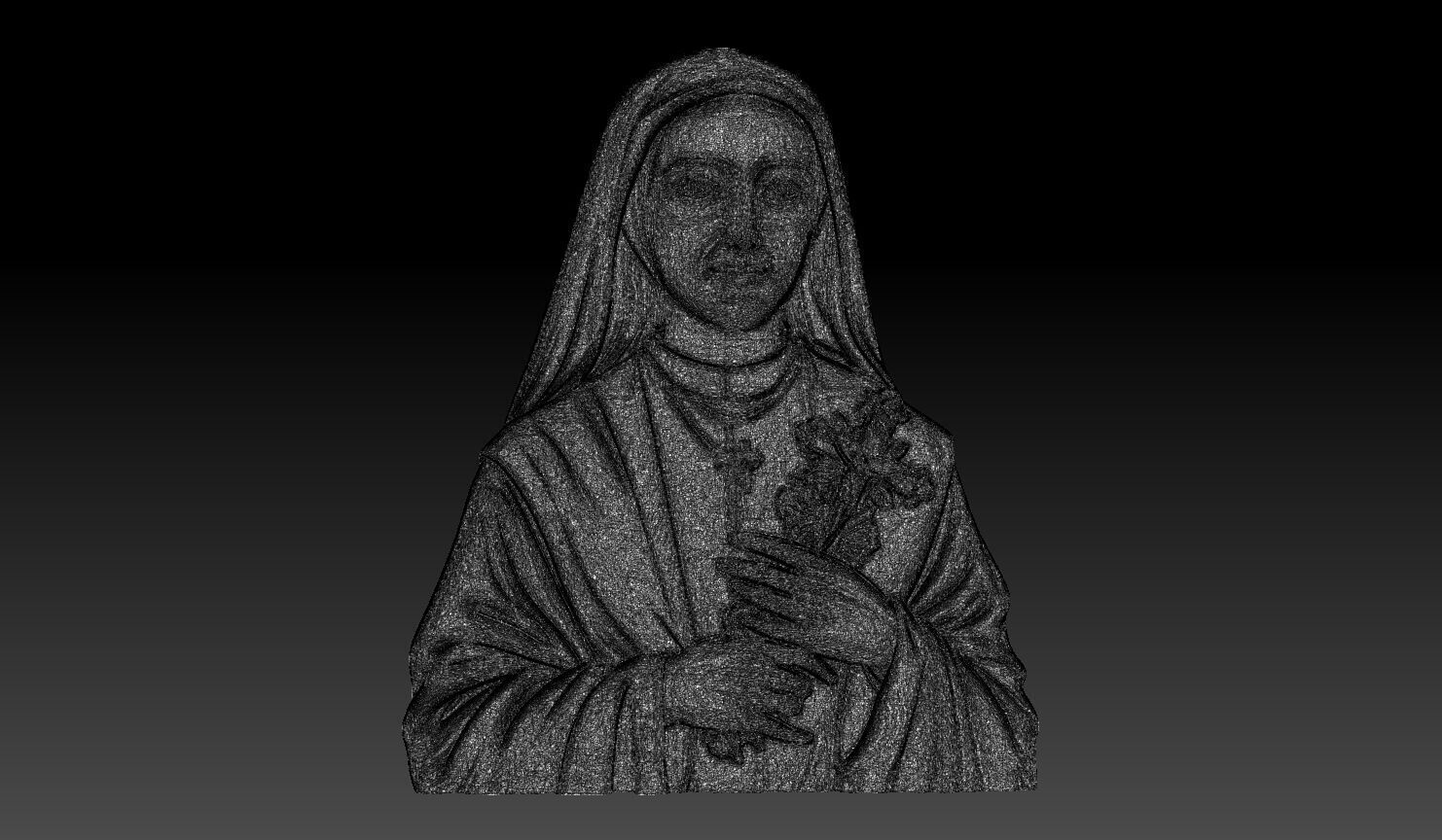 Saint Therese of Lisieux - 250422 3D print model_6