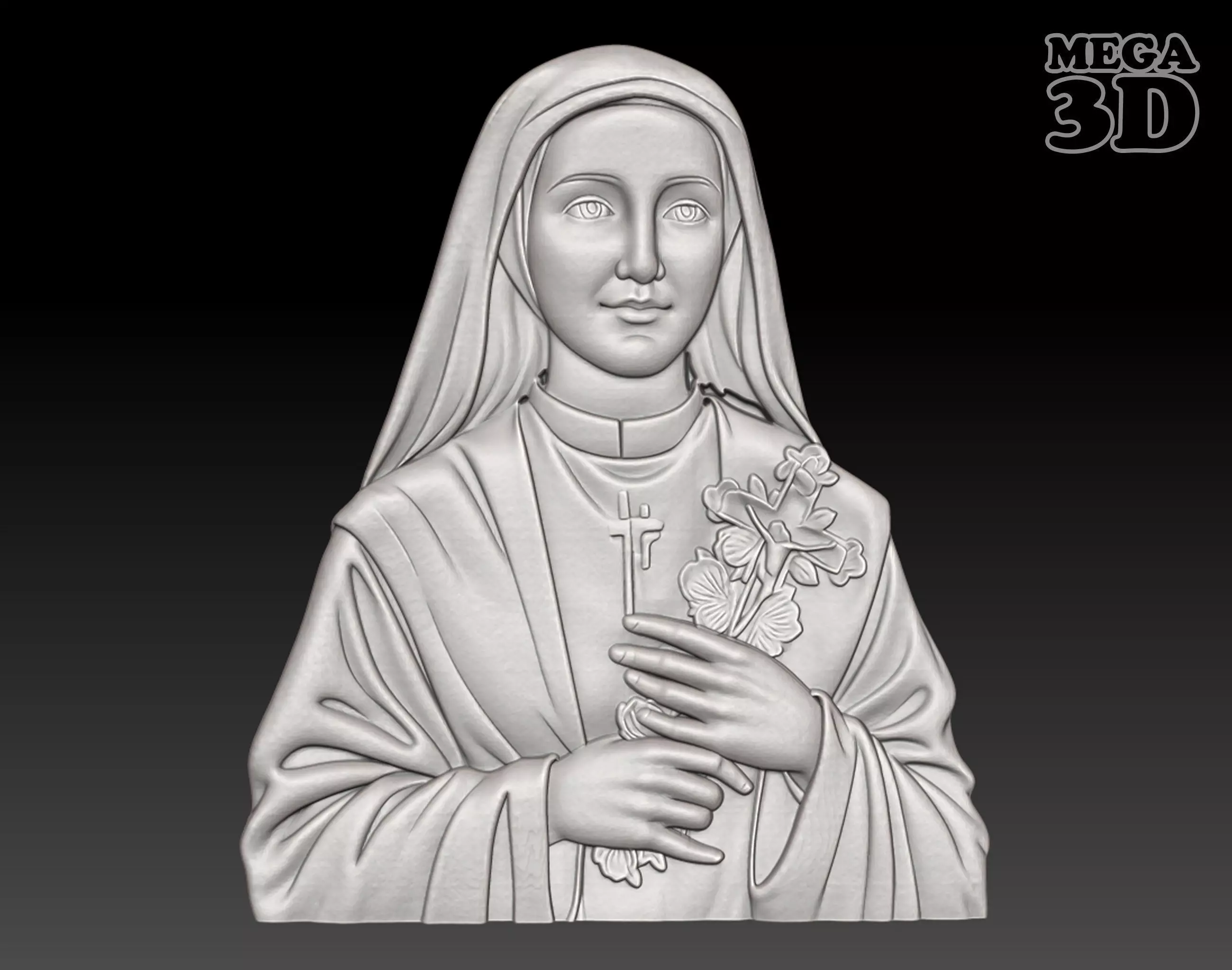 Saint Therese of Lisieux - 250422 3D print model_0