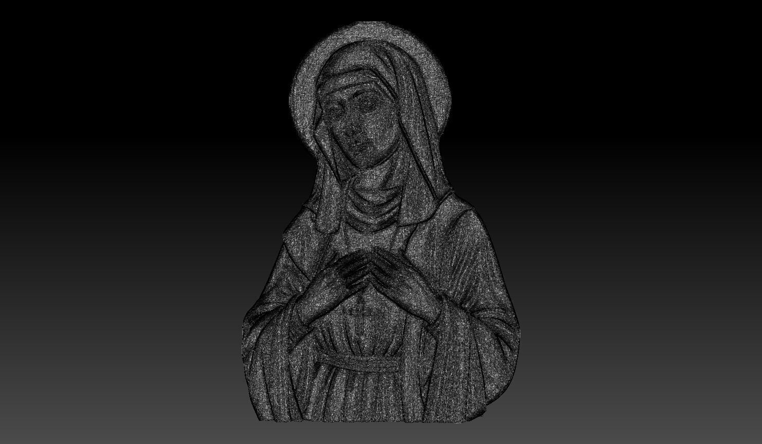 Saint Monica - 250422 3D print model_6